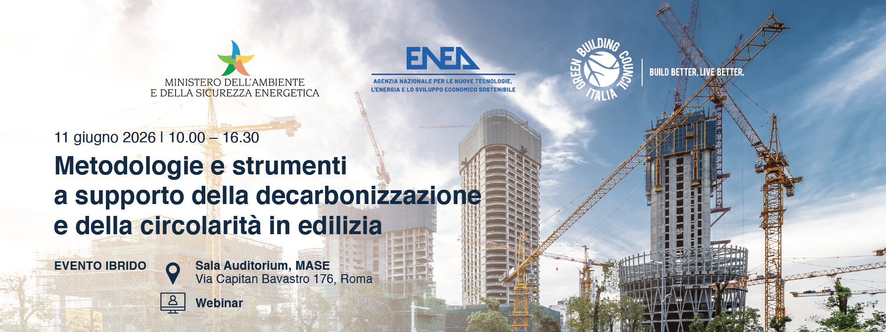 Metodologie e strumenti a supporto della decarbonizzazione e della circolarità in edilizia